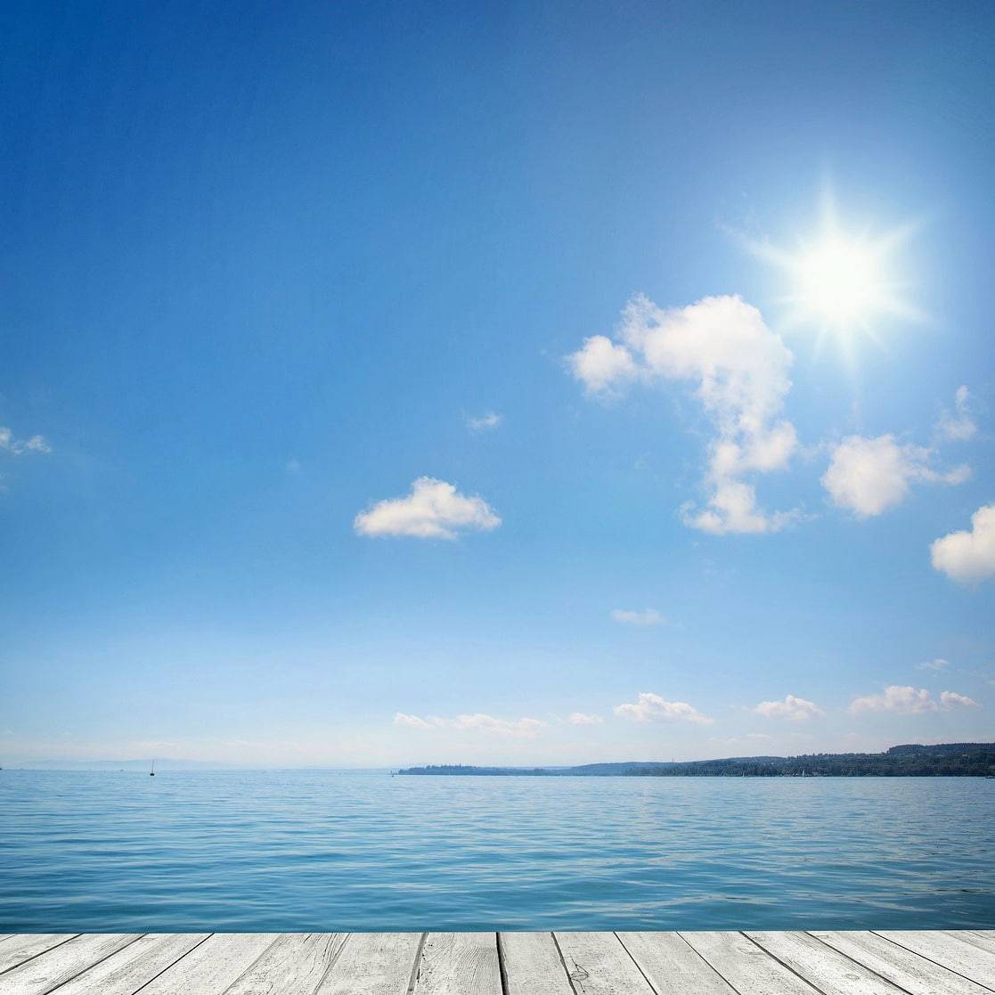 Hintergrund am Wasser