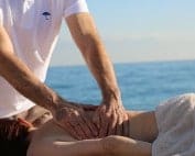 massage beach cannes, antibes