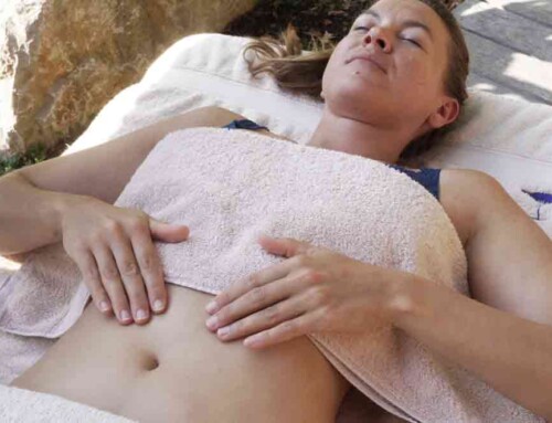 Abdominal detox self massage in Opio